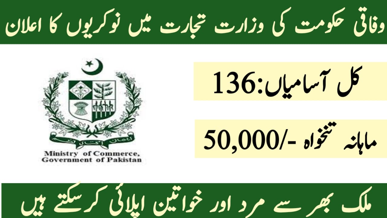 Ministry of Commerce Jobs 2024