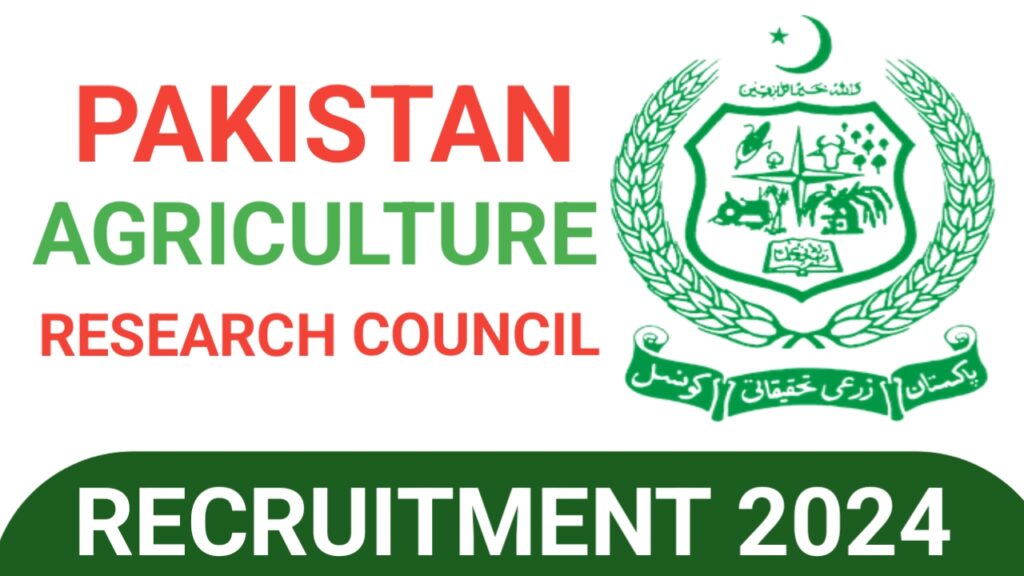 Pakistan Agriculture Research Council Jobs 2024 - Online Apply