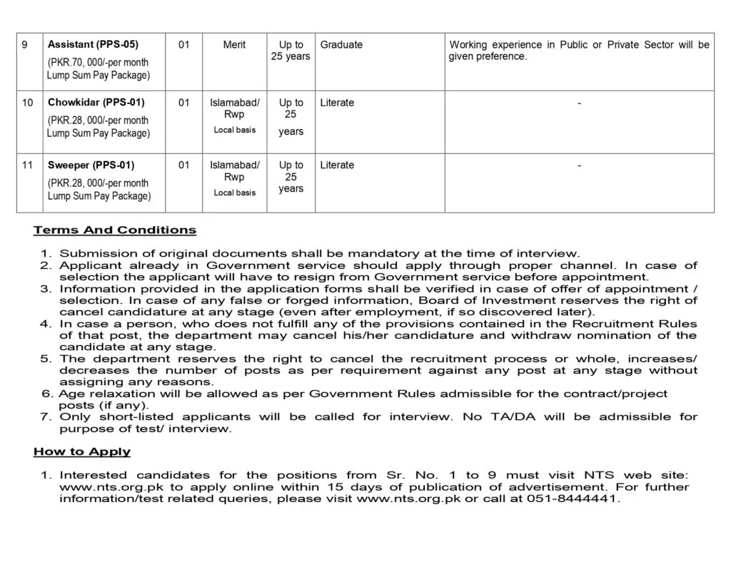 Prime Minister Office Jobs 2024