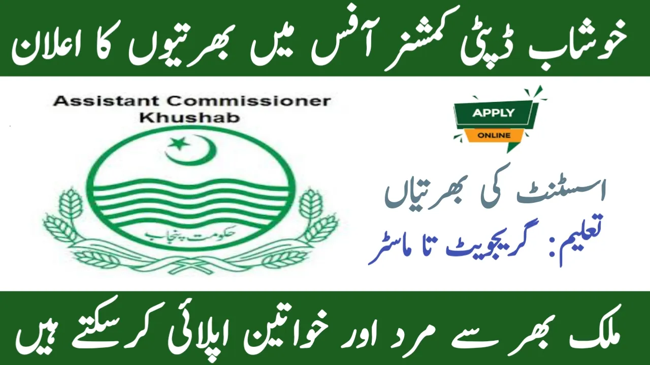 Deputy Commissioner Office Jobs 2024