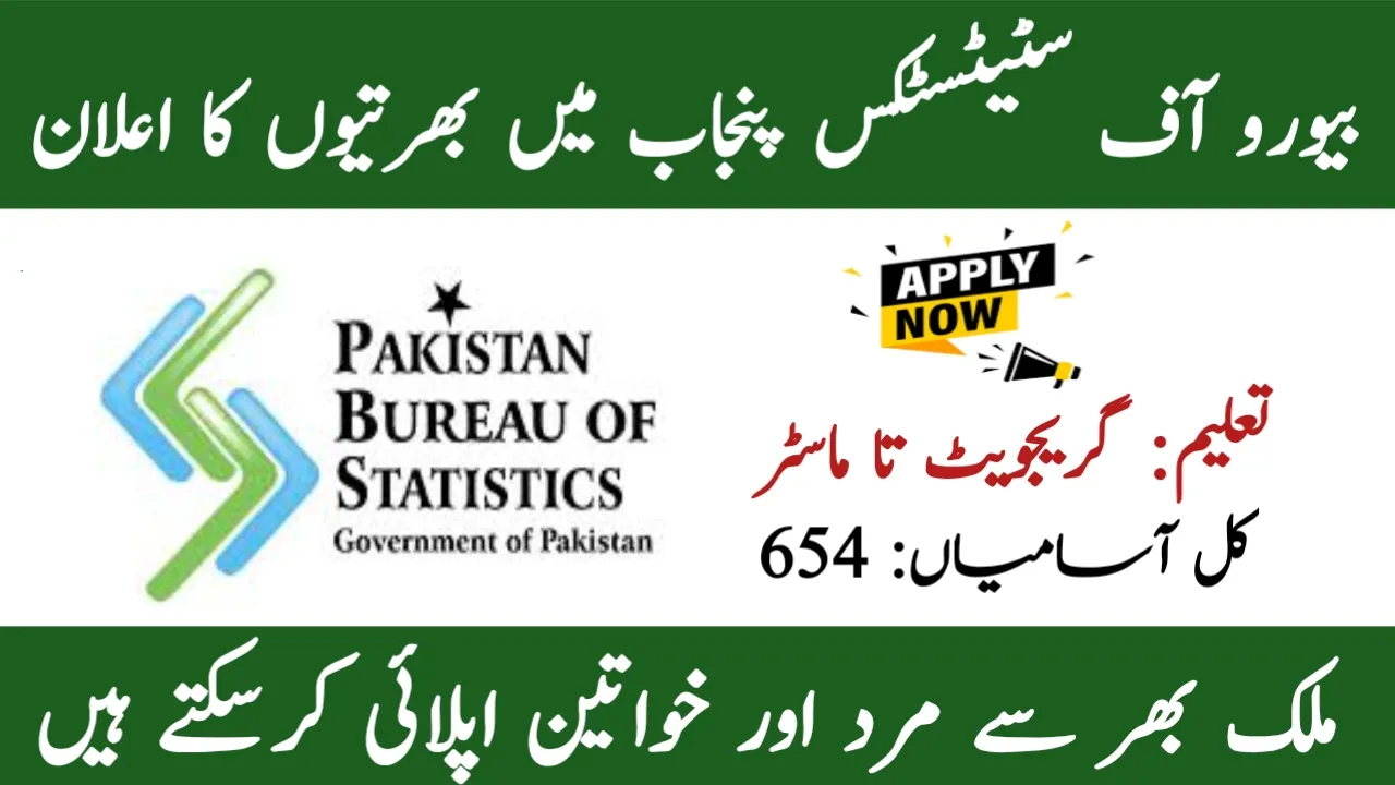 Bureau of Statistics Punjab Jobs 2025