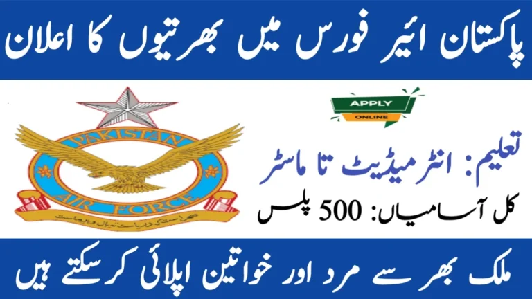 Pakistan Air force Jobs 2025