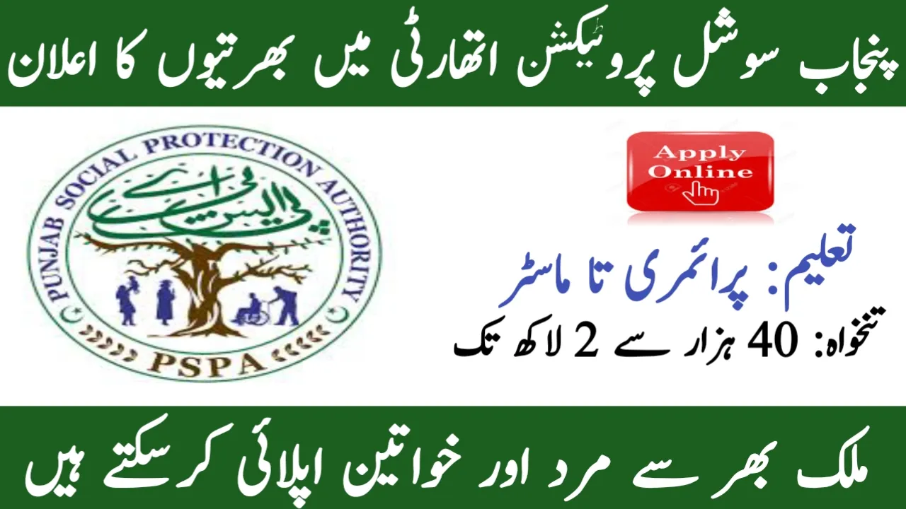 Punjab Social Protection Authority Jobs