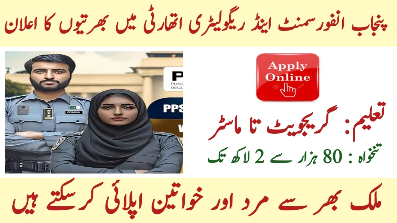 Punjab Enforcement and Regulatory Authority Jobs