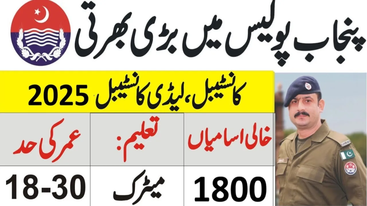 Latest Punjab Police Constables Jobs