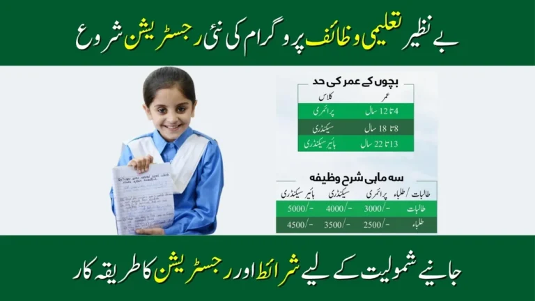 How to Register for Benazir Taleemi Wazaif