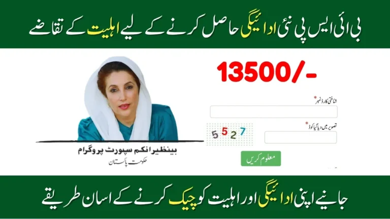 BISP 8171 Payment July 2025 – Complete Guide for Eligibility and Payment Process