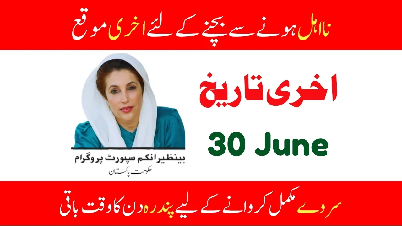 Only 14 Days Left! Complete Your BISP Dynamic Survey 2025 Before It's Too Late