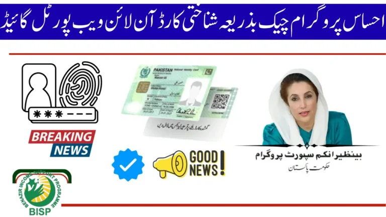 8171 Ehsaas Program Check By CNIC