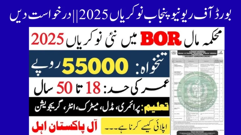 Board Of Revenue BOR Punjab