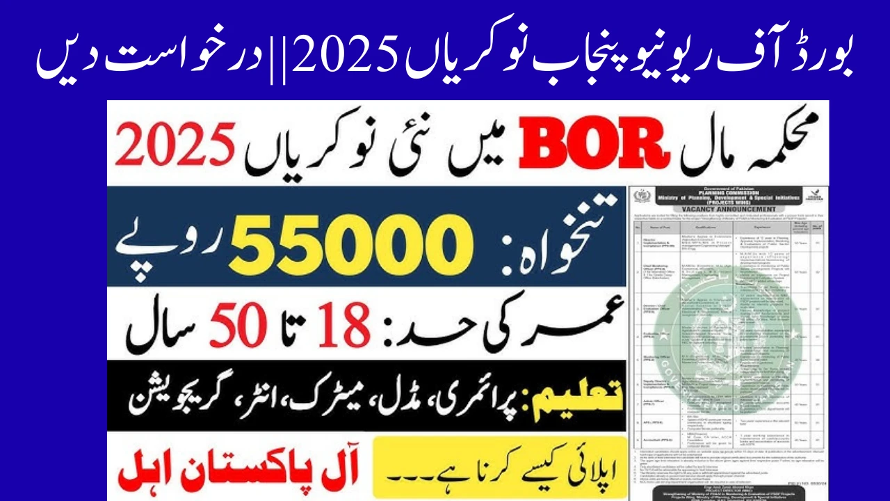 Board Of Revenue BOR Punjab