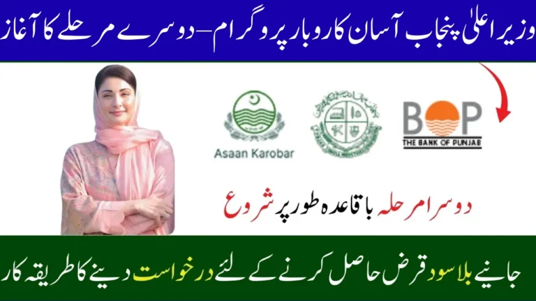 CM Punjab Asaan Karobar Program