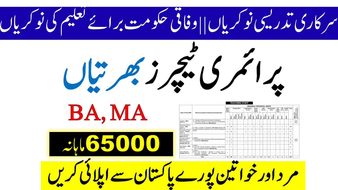 Government Teaching Jobs 2025