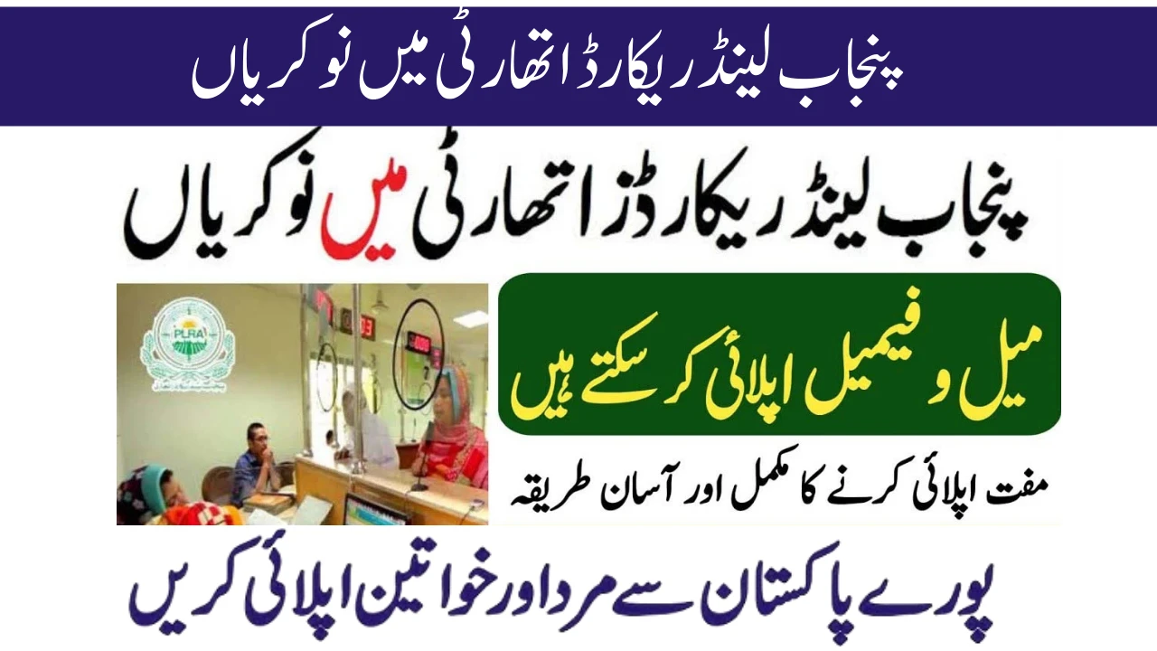 Punjab Land Records Authority Jobs 2025
