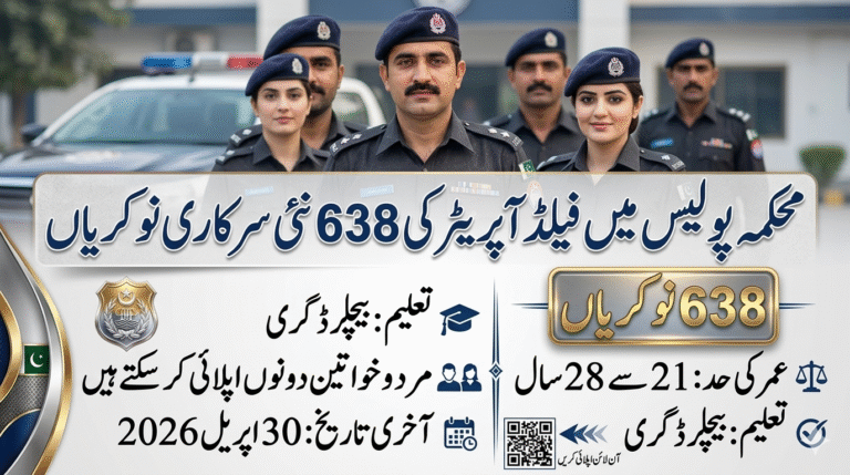 🔥 CTD KPK Police Jobs 2026 – 638 Field Operator (BPS-11) Vacancies | Apply Online via ETEA