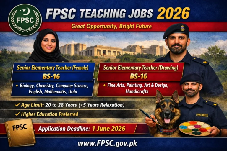 FPSC Teaching Jobs 2026