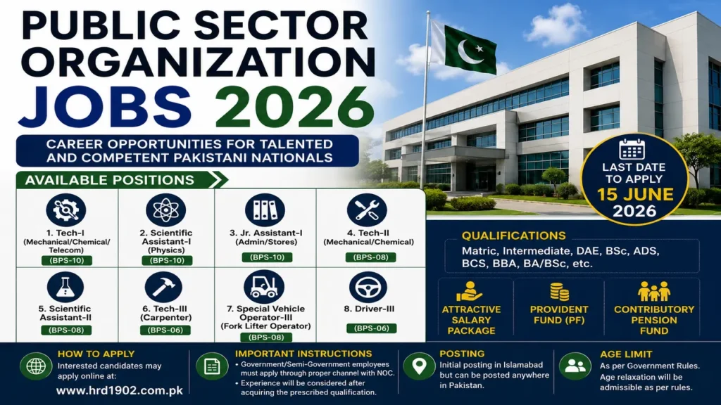 Public Sector Organization Jobs 2026