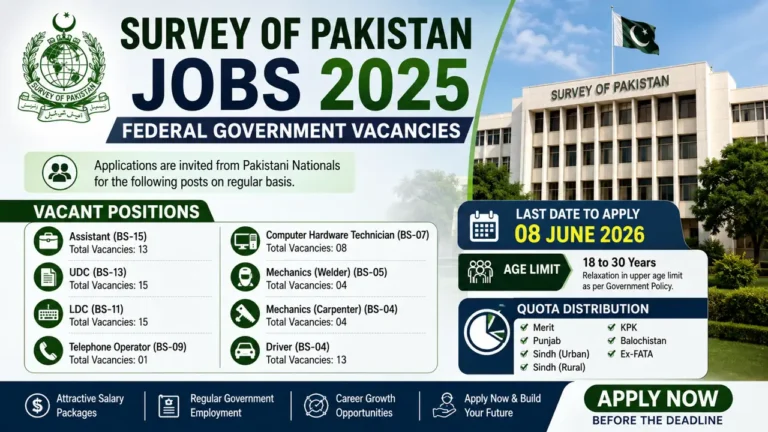 Survey of Pakistan Jobs 2026