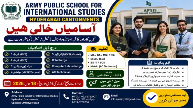 APSIS Hyderabad Cantt Jobs 2026