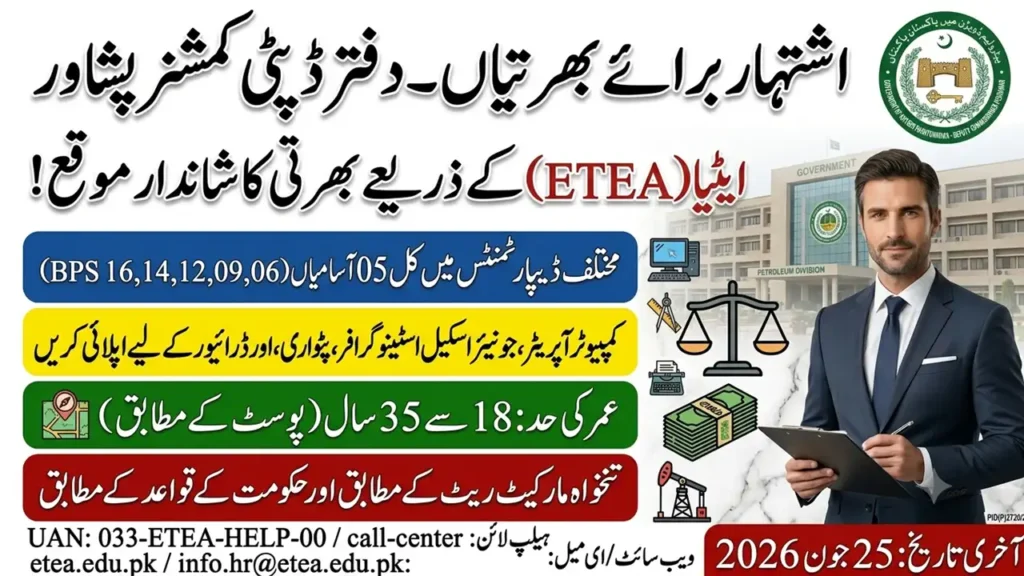 Deputy Commissioner Jobs 2026
