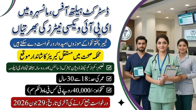 District Health Office Mansehra Jobs 2026
