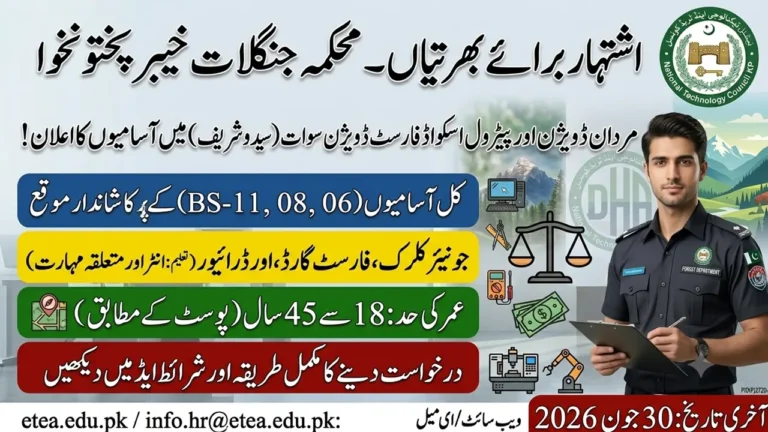 Forest Department Jobs 2026 ETEA