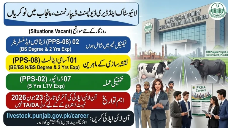 Livestock and Dairy Development Department Punjab Jobs