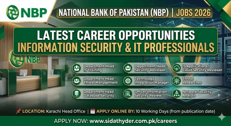 National Bank of Pakistan NBP Jobs 2026