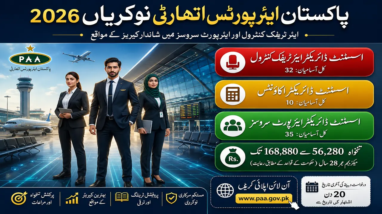 Pakistan Airports Authority Jobs 2026