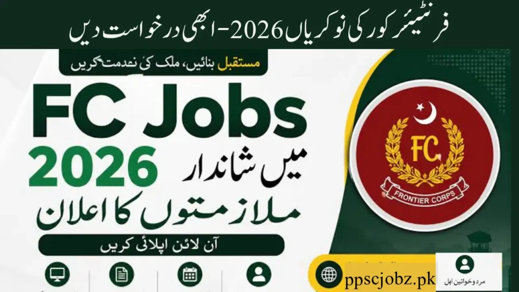 Frontier Corps FC South KPK Jobs 2026