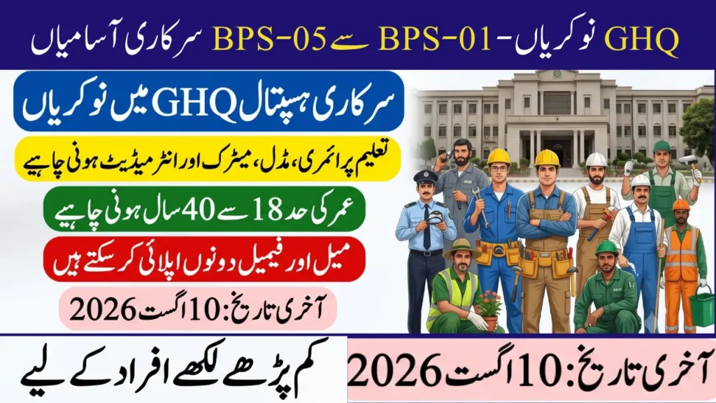 GHQ Rawalpindi Jobs 2026