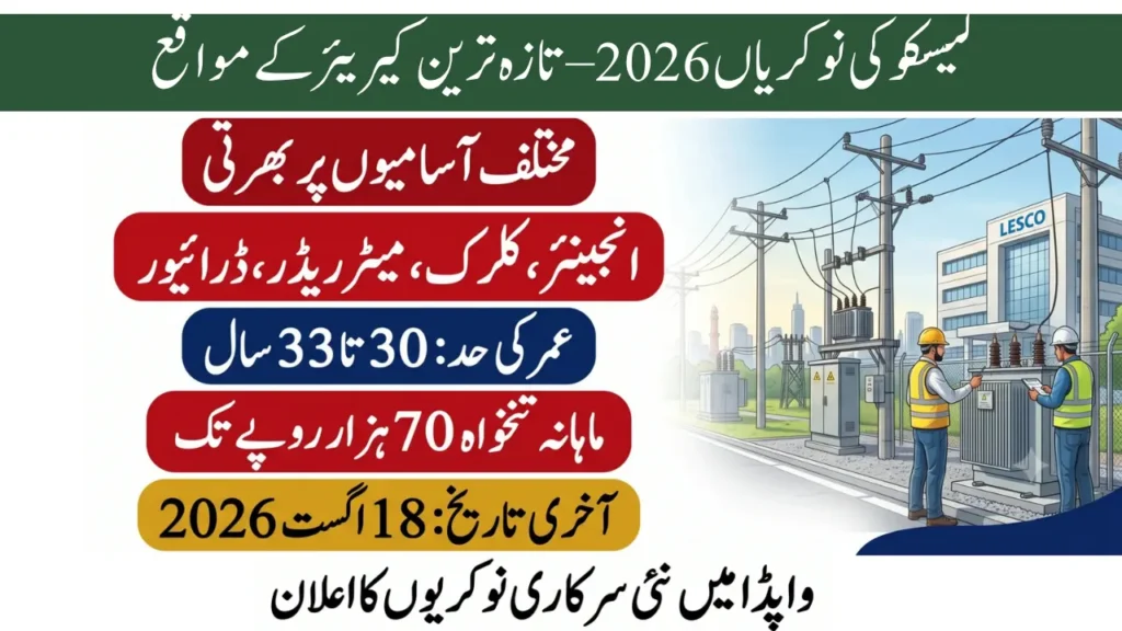 LESCO Jobs 2026