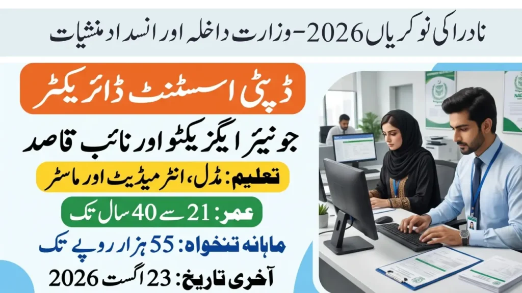 NADRA Jobs 2026