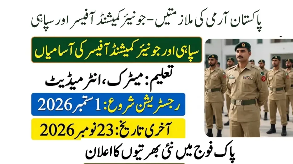 Pak Army Jobs 2026