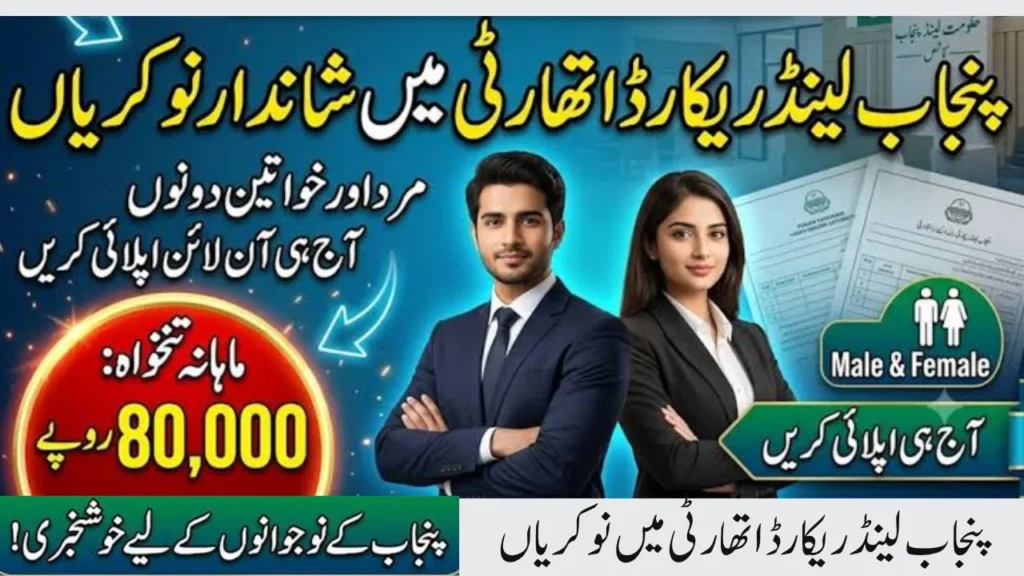 Punjab Land Records Authority PLRA Jobs 2026