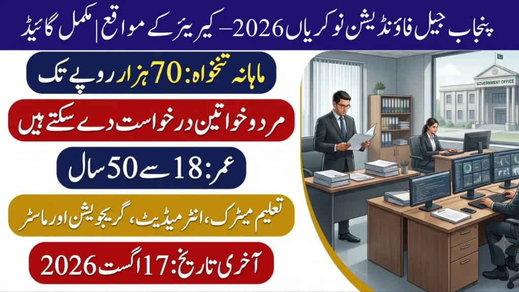 Punjab Prisons Foundation Jobs 2026