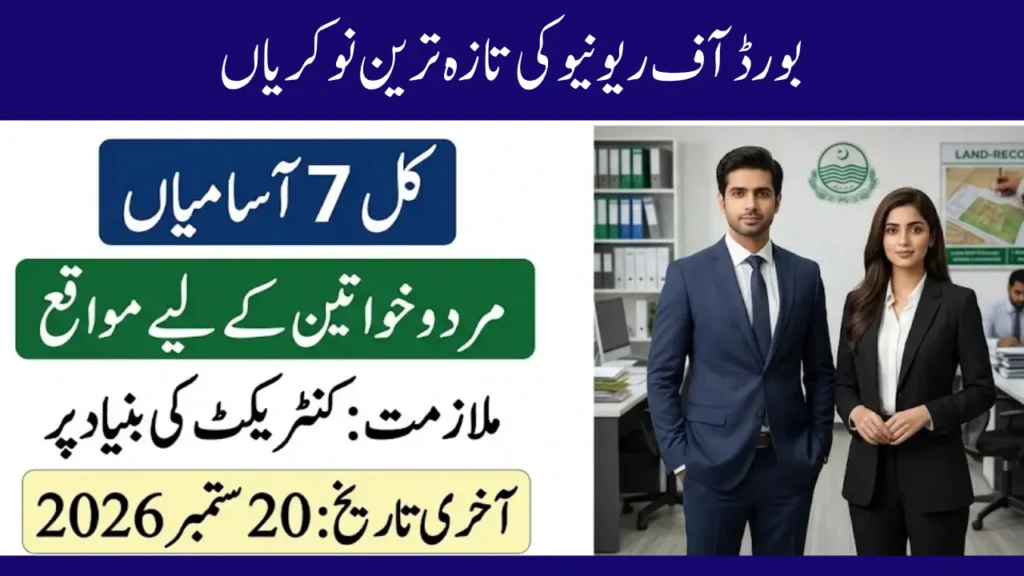 Board of Revenue Punjab PULSE Jobs 2026