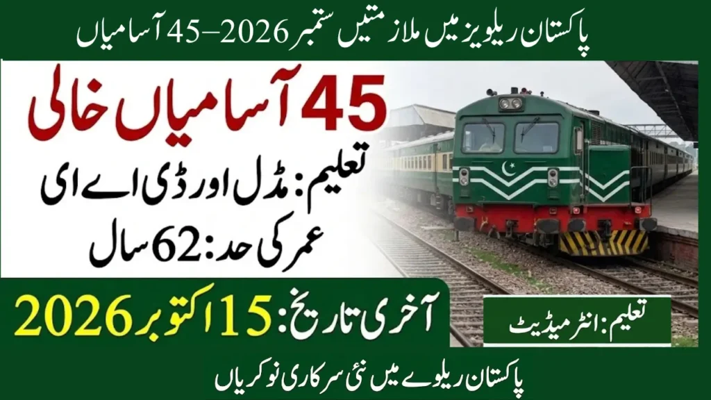 Pakistan Railways Jobs 2026
