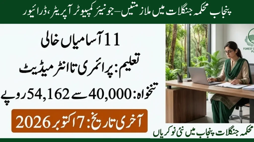 Punjab Forest Department Jobs 2026
