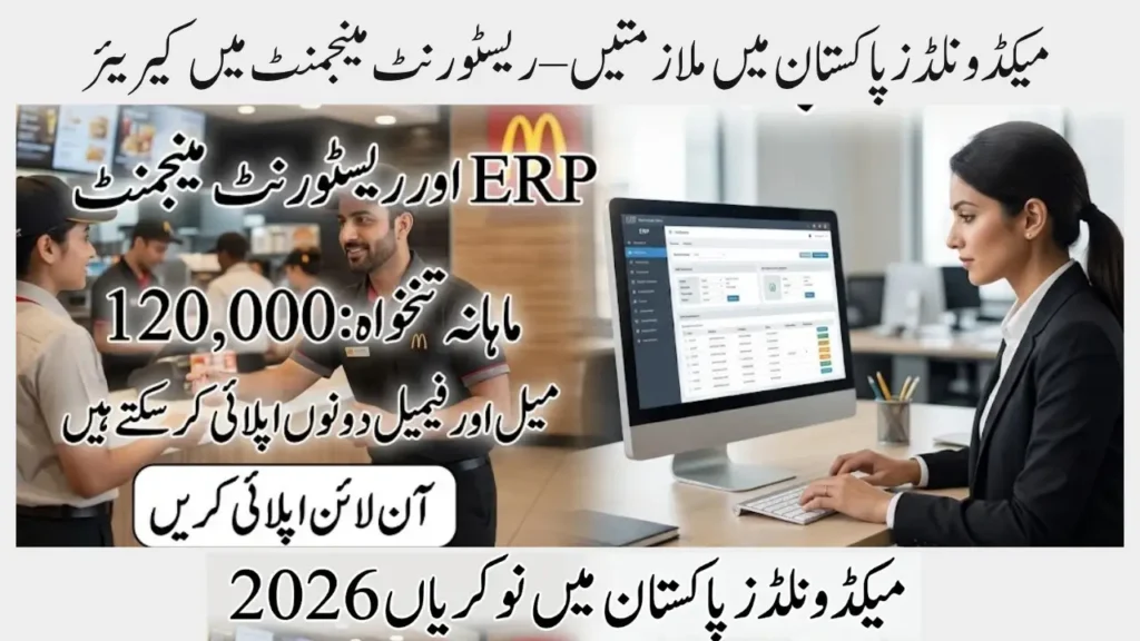 McDonald Pakistan Jobs 2026